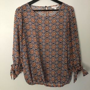Charming Charlie 3/4 sleeve blouse